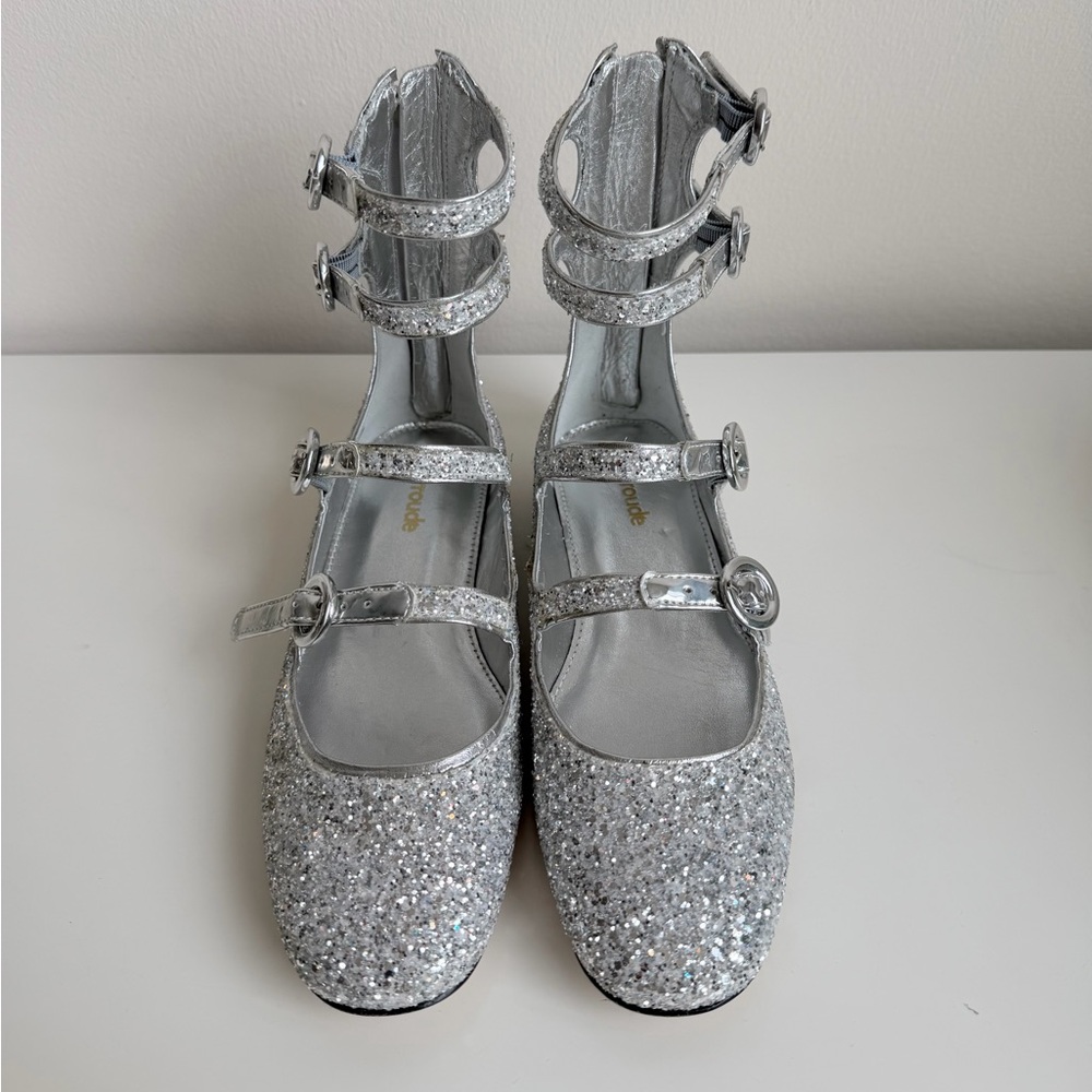 Larroudé glitter flats